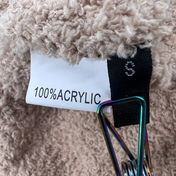 Resa Tan Pull On Sherpa Jogger Pants Size Small Women’s - Picture 4 of 5